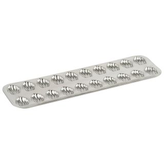 Plaque 20 madeleinettes - fer blanc - 395 x 125 x 13 mm