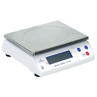 Balance électronique professionnelle - 12kg - IP53 - précison 1g - plateau amovible inox 29,8 x 23,6 cm