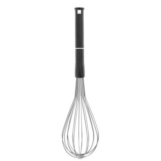 Fouet professionnel inox ballon - à blanc d'œufs - manche étanche antidérapant - 45 cm