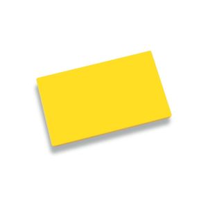 Planche PE ECO - jaune - 600 x 400 x 20 mm